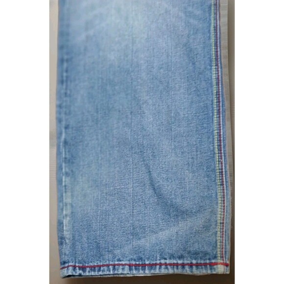 COOGI Y2K Baggy Jeans 42x33 Wide Leg Hip-Hop Denim Streetwear Patchwork Logo - Picture 9 of 16